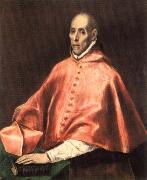 El Greco Portrait of Cardinal Tavera oil painting artist
